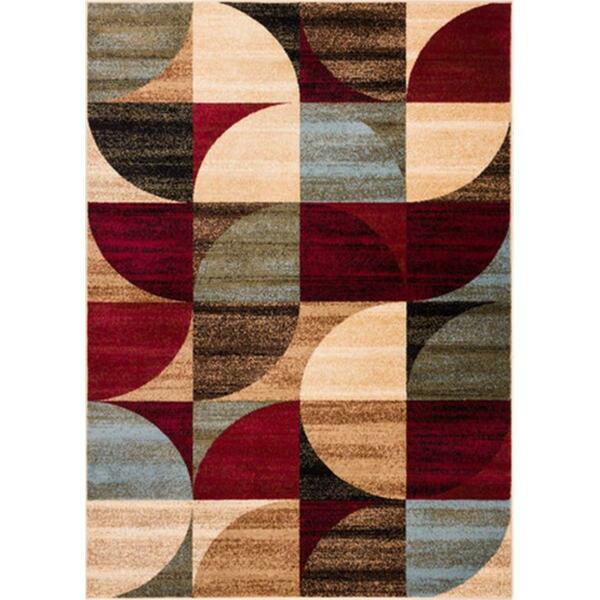 Well Woven Barclay Bowery Art Decor Rug- Ivory - 3 Ft. 11 In. X 5 Ft. 3 In. 542524